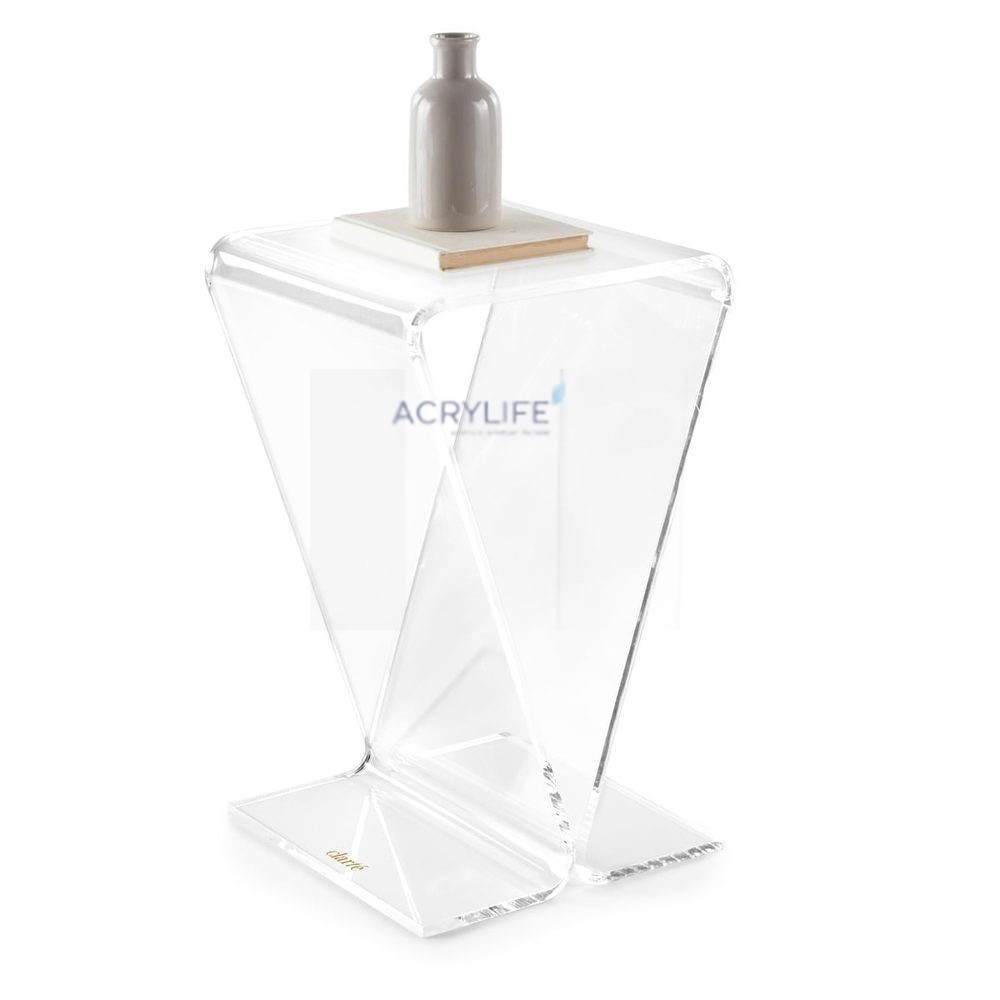 Bàn Hình Chữ V Bằng Mica Acrylife  – Clarte Acrylic V-Shaped Table ảnh 2