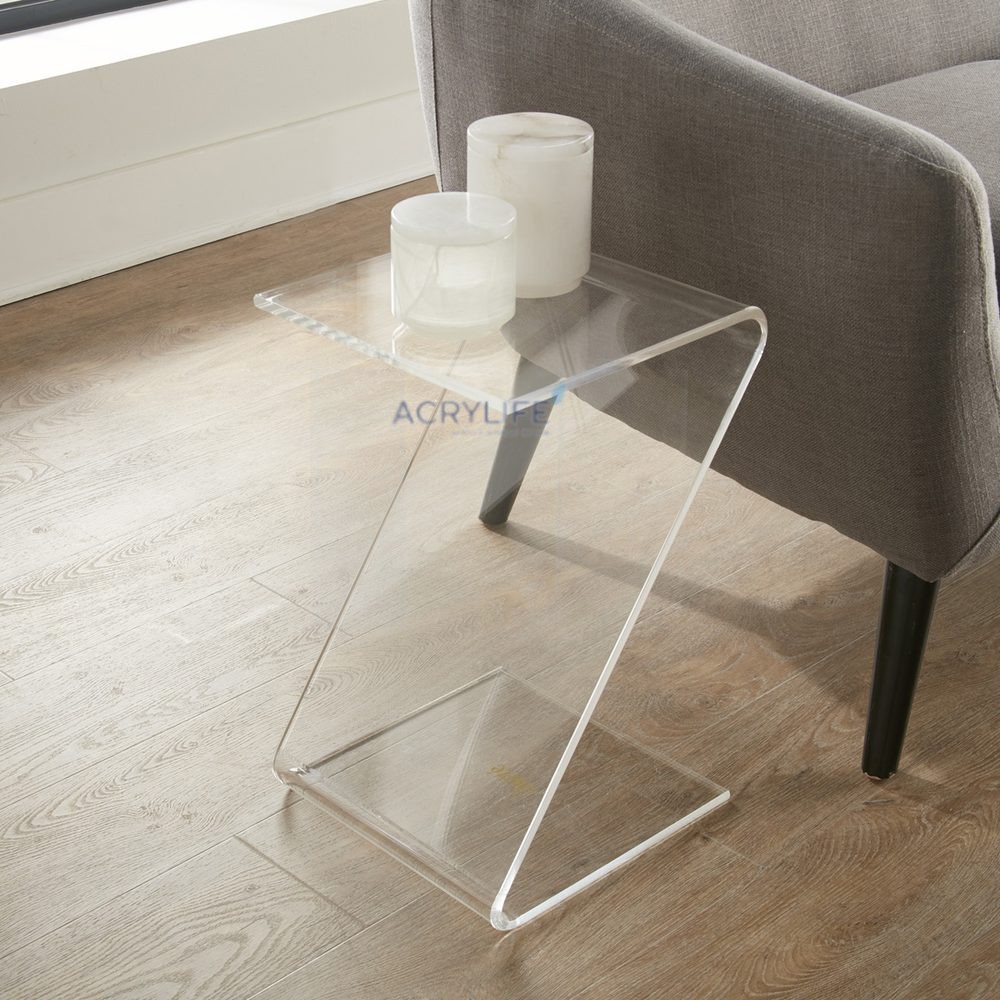 Bàn Hình Chữ Z Bằng Mica Acrylife – Clarte Acrylic Z-Shaped Table