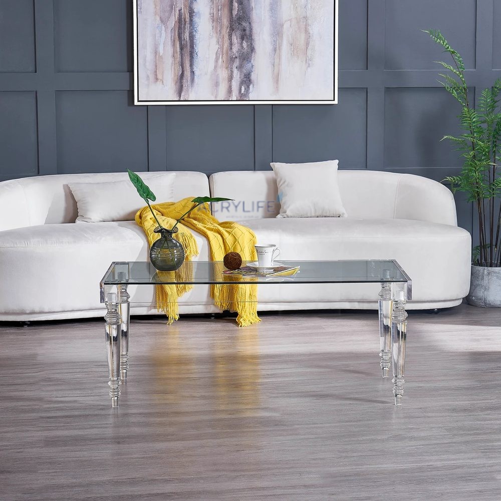 Bàn Mica Acrylife - Ganley Acrylic Coffee Table ảnh 2