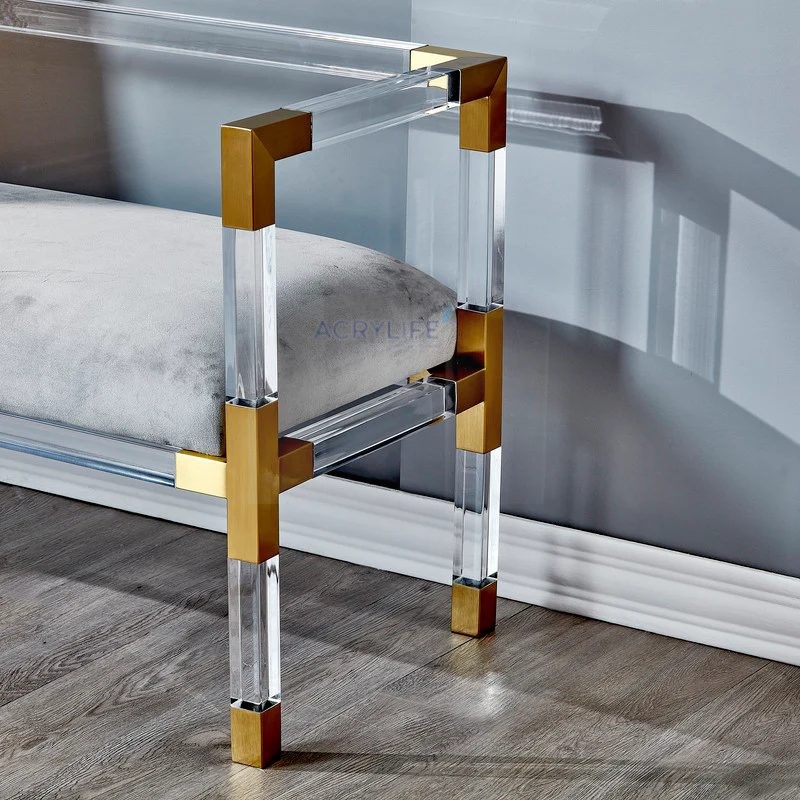 Bàn Mica Acrylife - Settee Acrylic Bench