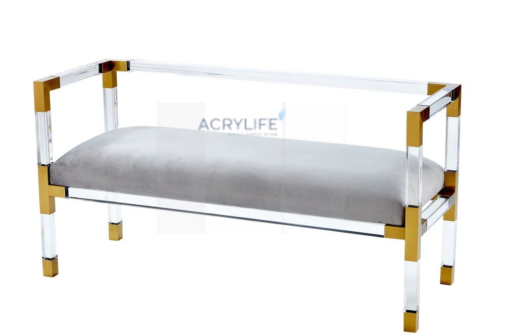 Bàn Mica Acrylife - Settee Acrylic Bench ảnh 2