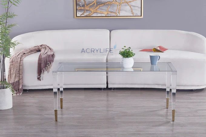 Bàn Mica Acrylife - Simple Acrylic Coffee Table ảnh 2