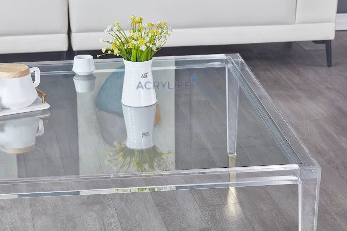 Bàn Mica Acrylife - Simple Acrylic Coffee Table ảnh 3