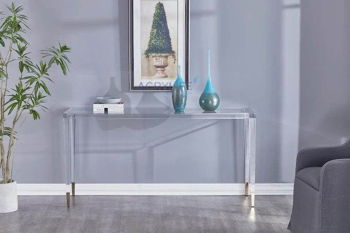 Bàn Mica Acrylife - Simple Acrylic Console Table ảnh 2