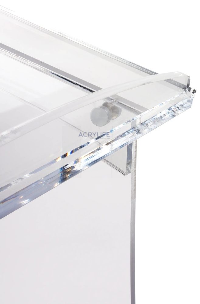 Bục phát biểu mica Acrylife chống lóa với thiết kế tùy chỉnh & in UV ảnh 3