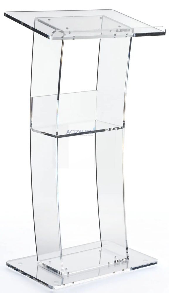 Bục phát biểu mica Acrylife đặt sàn ảnh 2