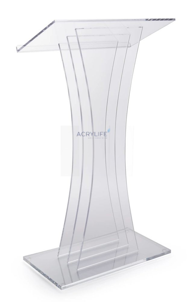 Bục phát biểu mica Acrylife dày 1,2 cm