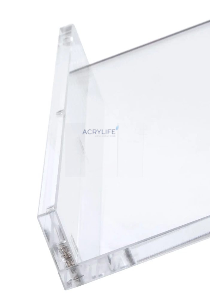 Bục phát biểu mica Acrylife để bàn trong suốt, in logo vinyl tùy chỉnh ảnh 3