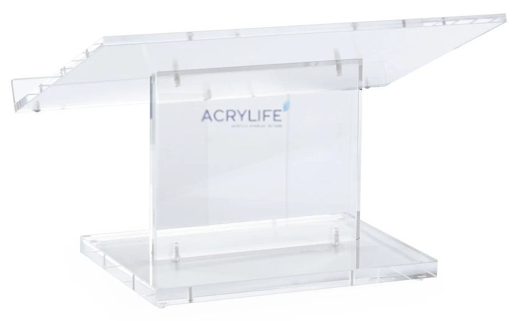Bục phát biểu mica Acrylife để bàn – trong suốt