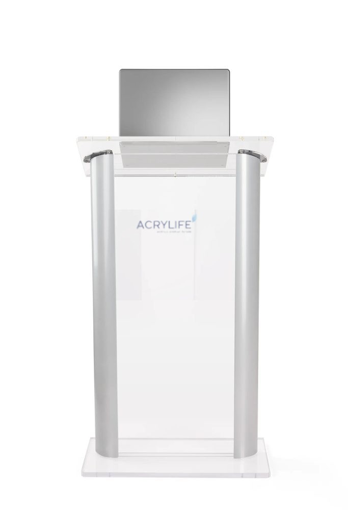 Bục phát biểu mica Acrylife nhôm hiện đại ảnh 3