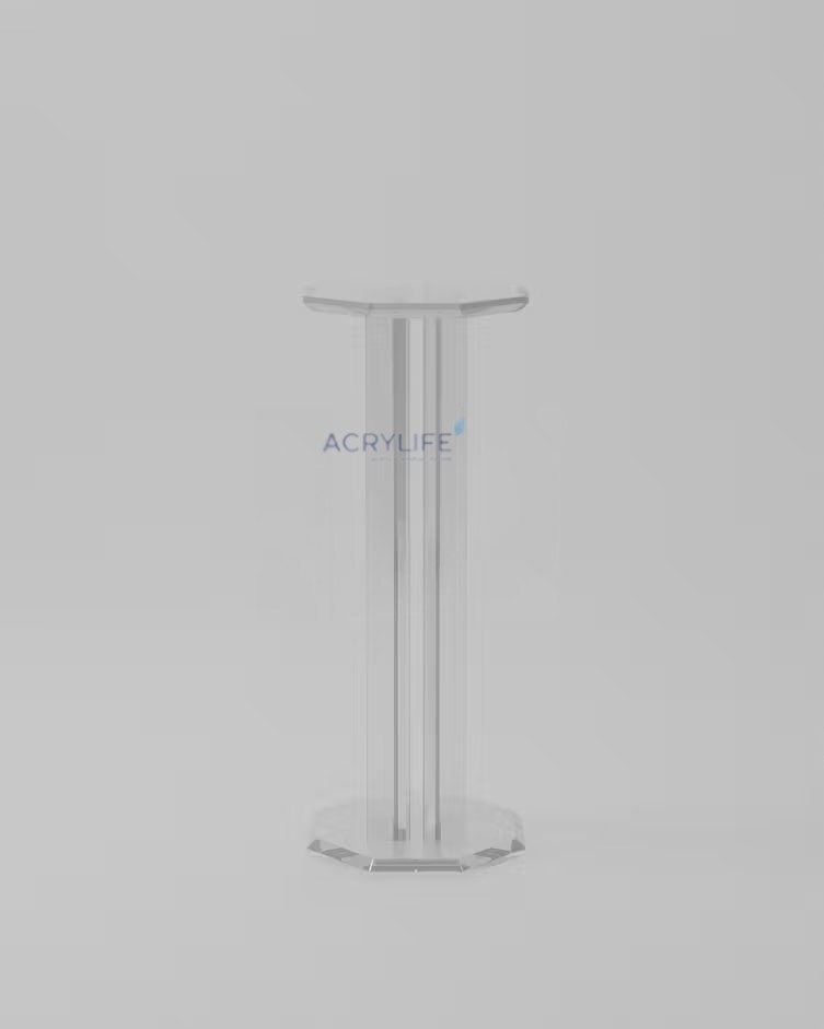 Kệ Trưng Bày Tác Phẩm Mica Acrylife – Octagon Pedestal