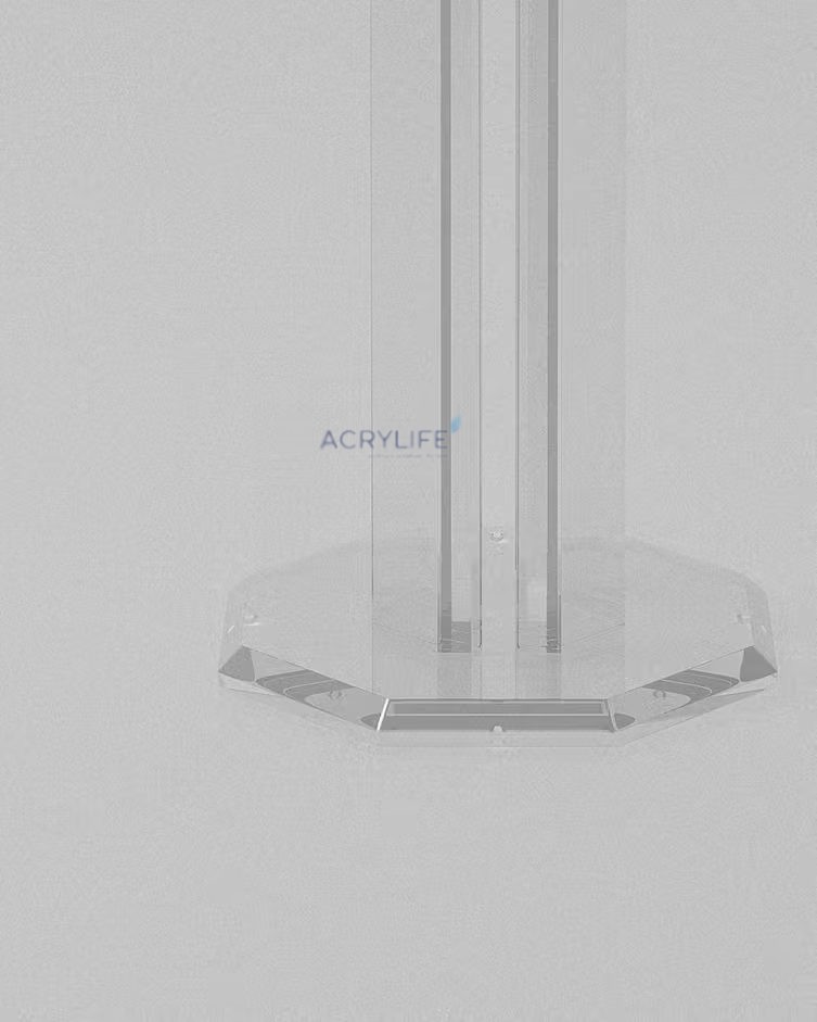 Kệ Trưng Bày Tác Phẩm Mica Acrylife – Octagon Pedestal ảnh 3