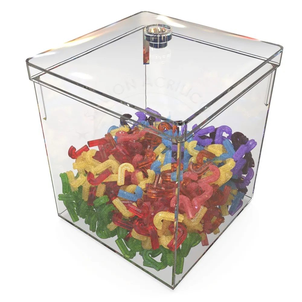 Hộp Mica Acrylife Có Nắp – 20×20×22 cm (7 L)
