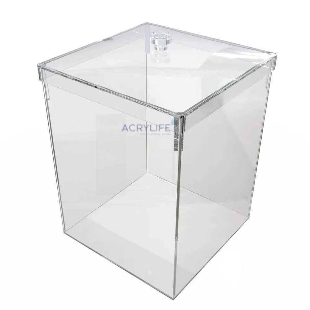 Hộp Mica Acrylife Có Nắp – 20×20×28 cm (10 L) ảnh 3