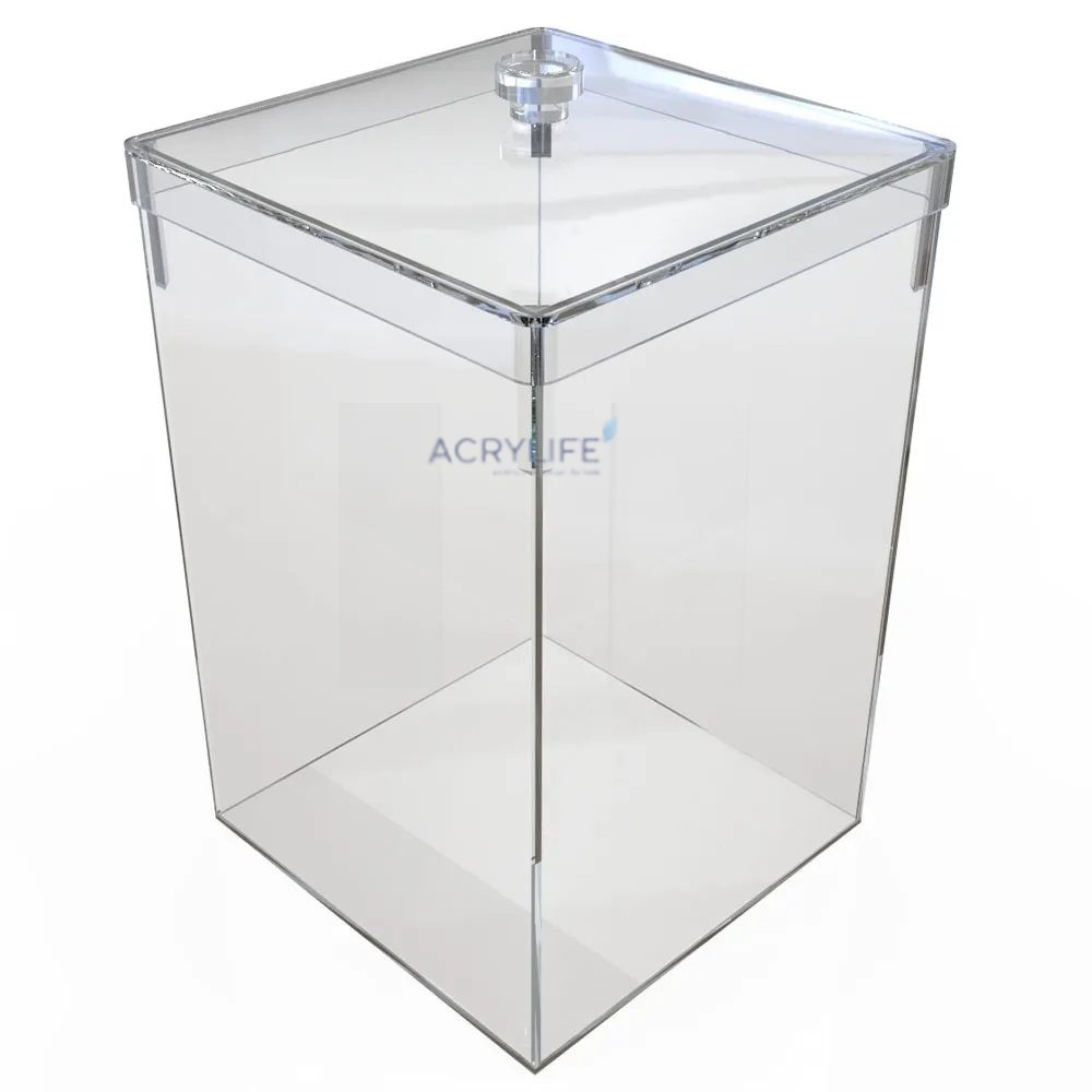 Hộp Mica Acrylife Có Nắp – 24×24×31 cm (15 L) ảnh 3