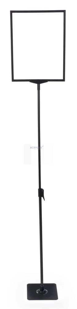 Kệ Menu Để Bàn/Đứng Sàn – T-Style – Top Insert – Điều Chỉnh Chiều Cao – Màu Đen
