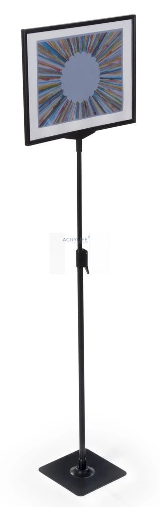 Kệ Menu Để Bàn/Đứng Sàn – T-Style – Top Insert – Điều Chỉnh Chiều Cao – Màu Đen ảnh 2