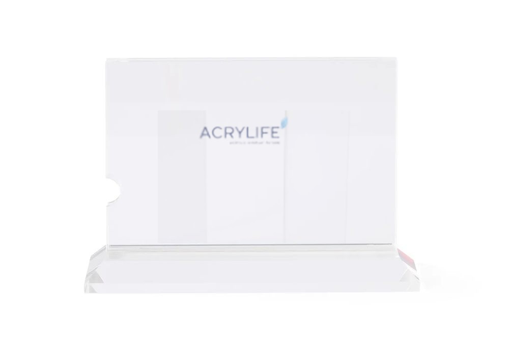 Kệ Menu Mica Acrylife Để Bàn – 10 × 15 cm – Hai Mặt Ngang ảnh 3
