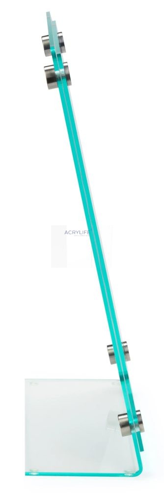 Kệ Menu Mica Acrylife Để Bàn – 22 × 28 cm – Lưng Nghiêng – Nạp Bên Hông ảnh 2