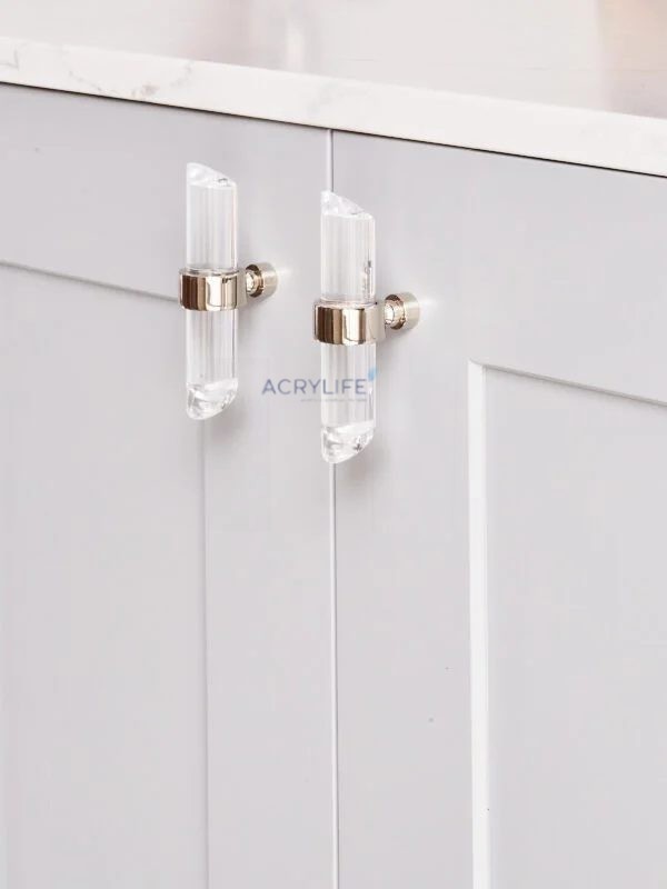 Phụ Kiện Nội Thất Mica Acrylife - Tay Nắm Lucite Góc Cạnh - PKLH13