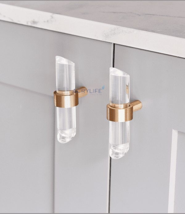 Phụ Kiện Nội Thất Mica Acrylife - Tay Nắm Lucite Góc Cạnh - PKLH13 ảnh 2